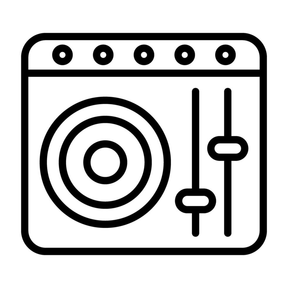 DJ Controller Vector Icon