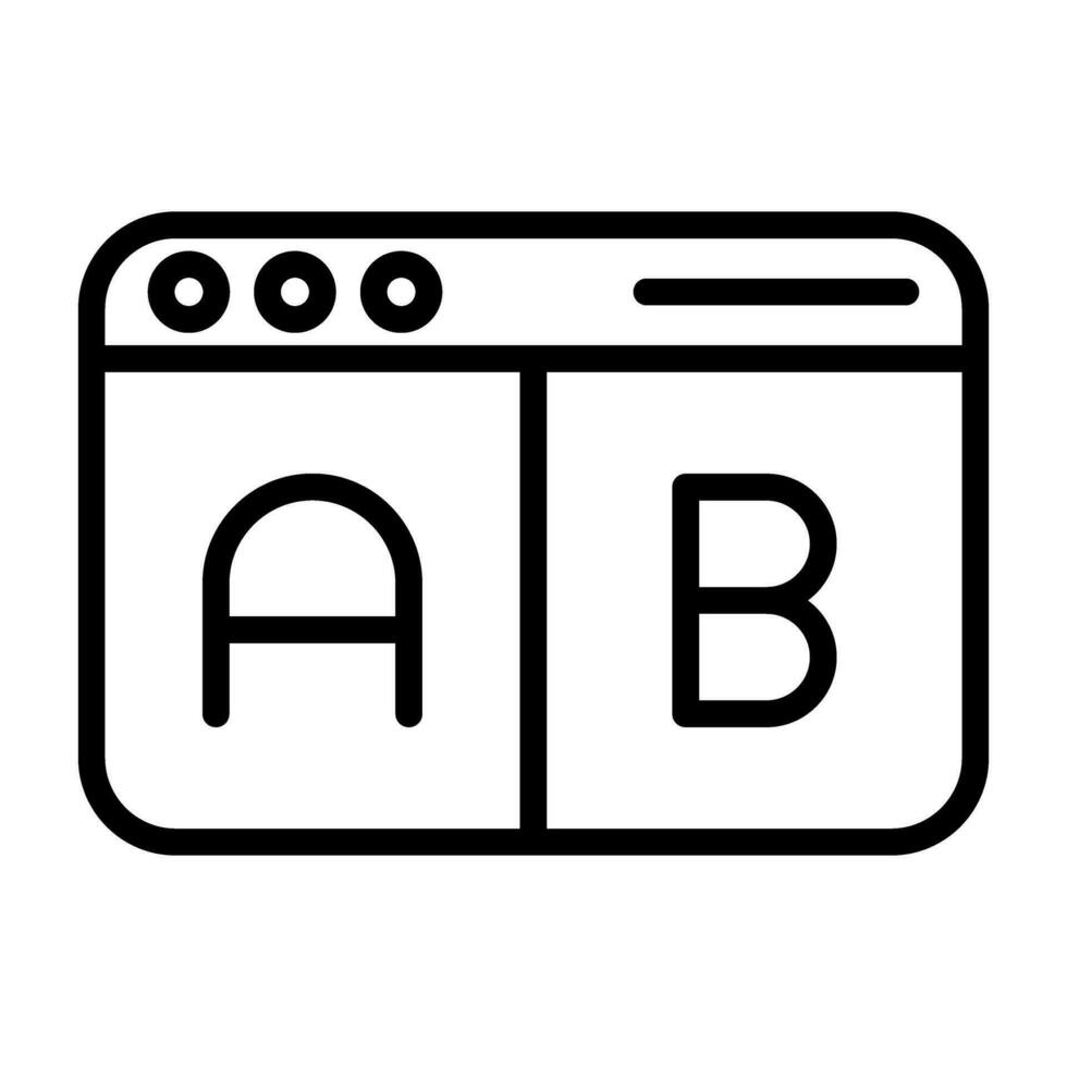 Multivariate Testing Vector Icon