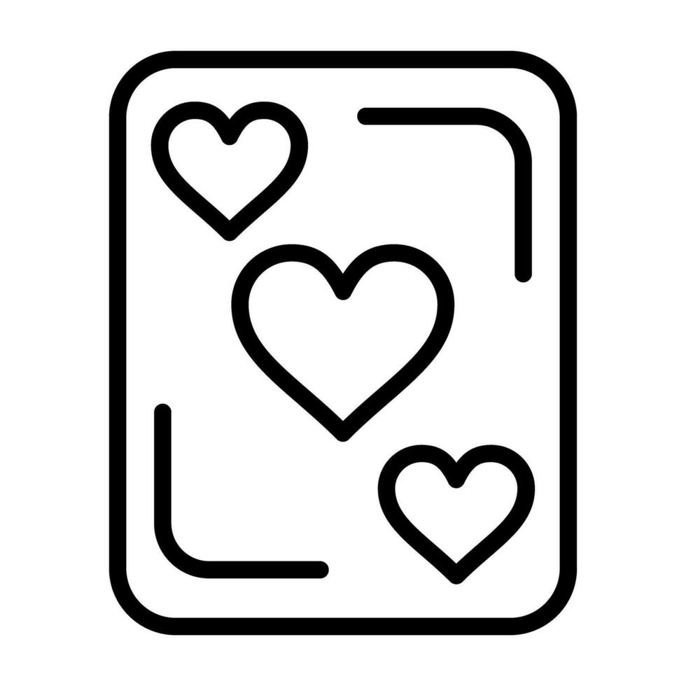 Playing card Vector Icon