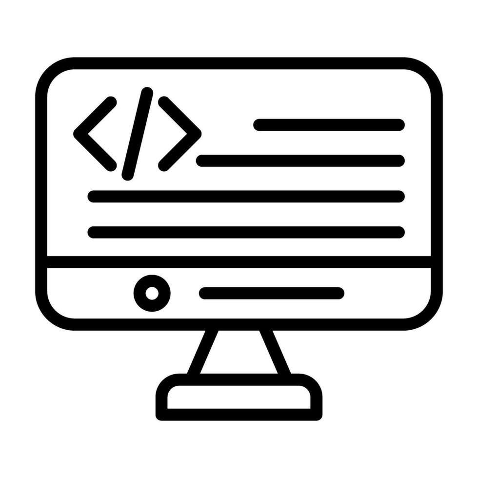 icono de vector de lenguaje de programación