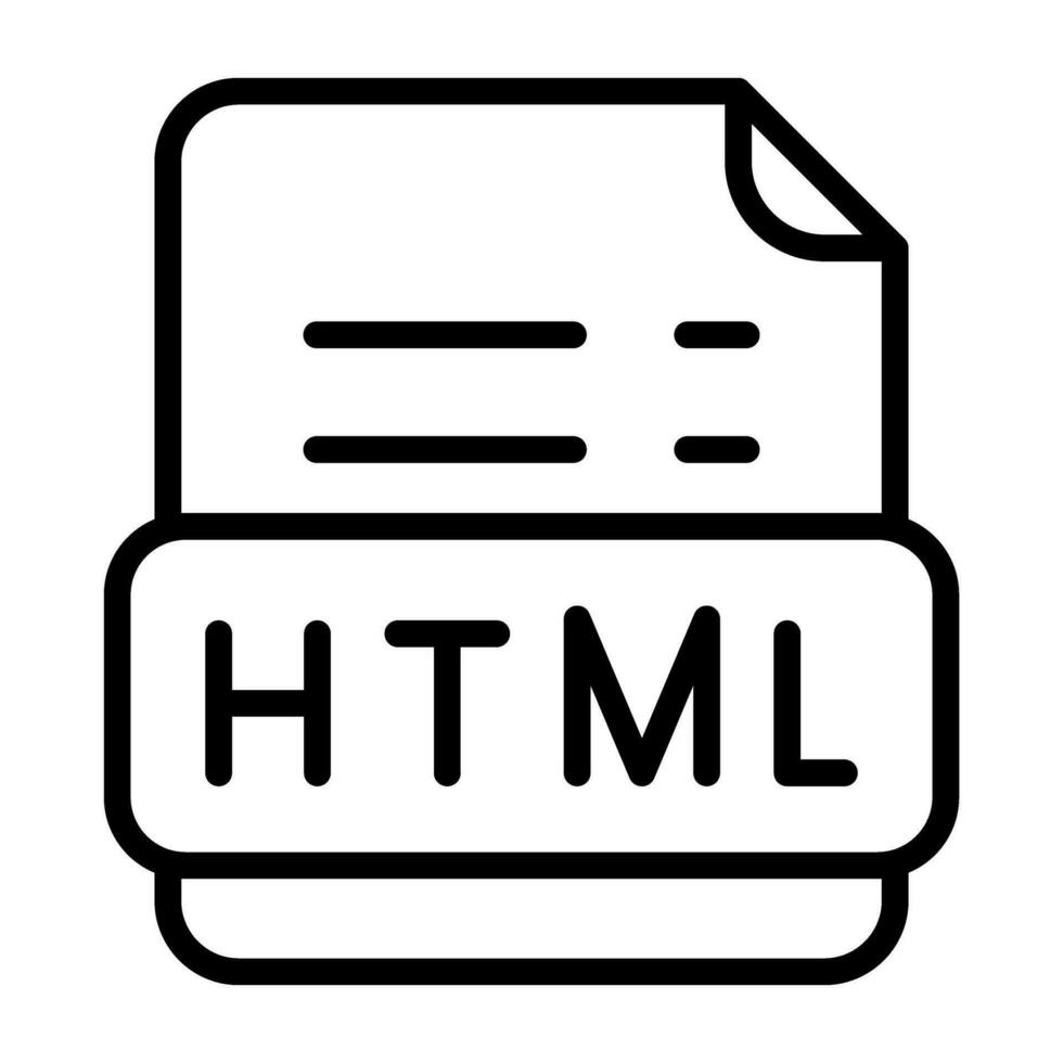 Html Vector Icon