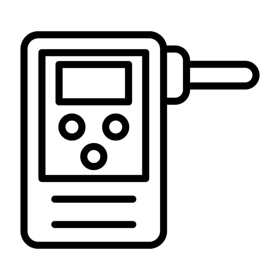 Breathalyzer Vector Icon