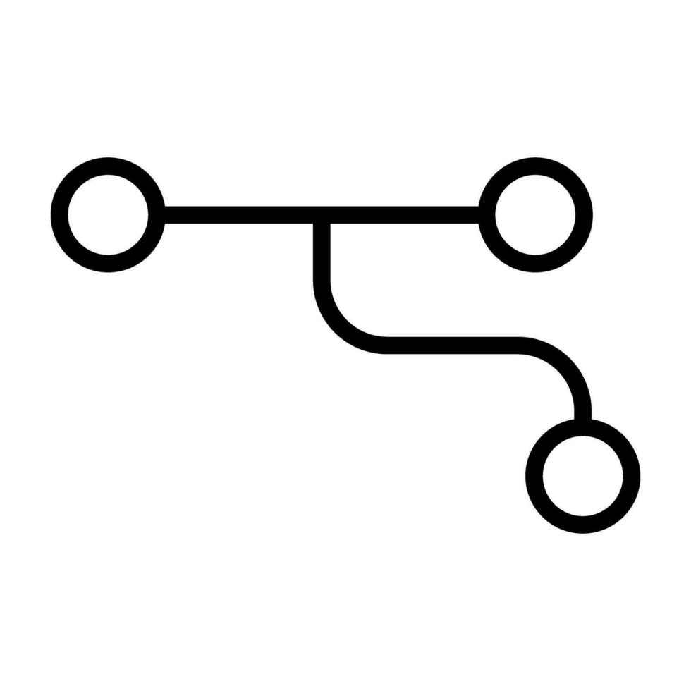 Divergence Vector Icon