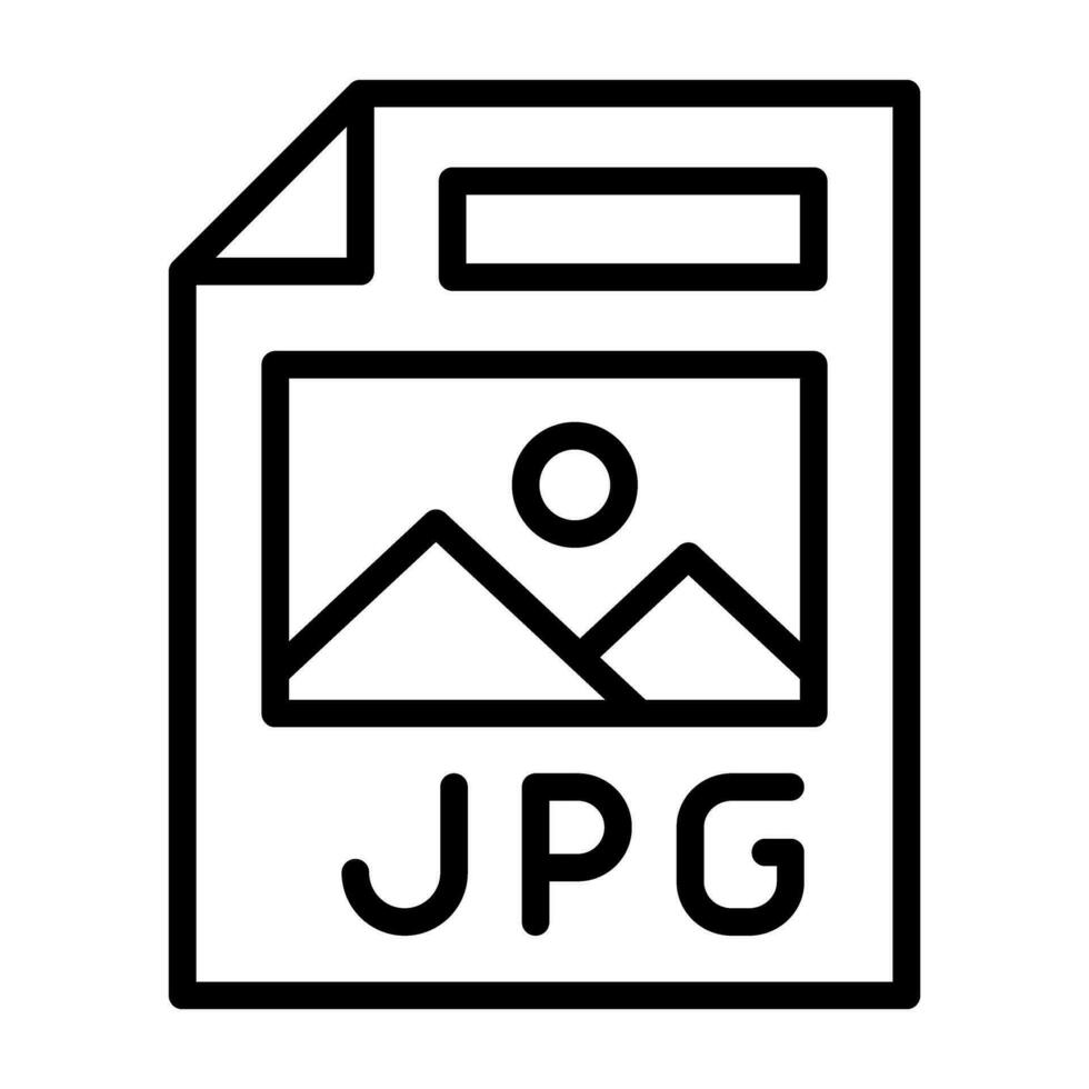 Jpg File Vector Icon