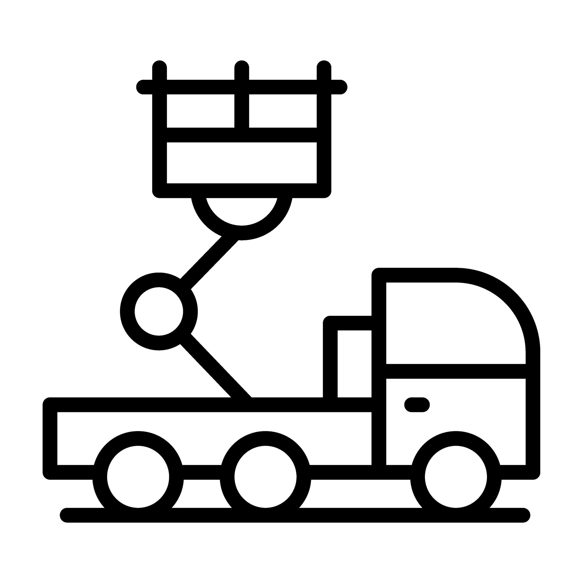 Ladder Truck Vector Icon 26330732 Vector Art at Vecteezy