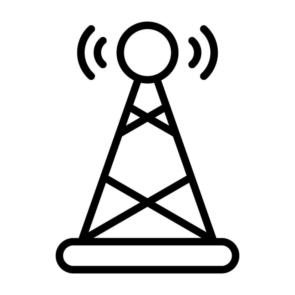 Bluetooth FM Transmitter Vector Icon