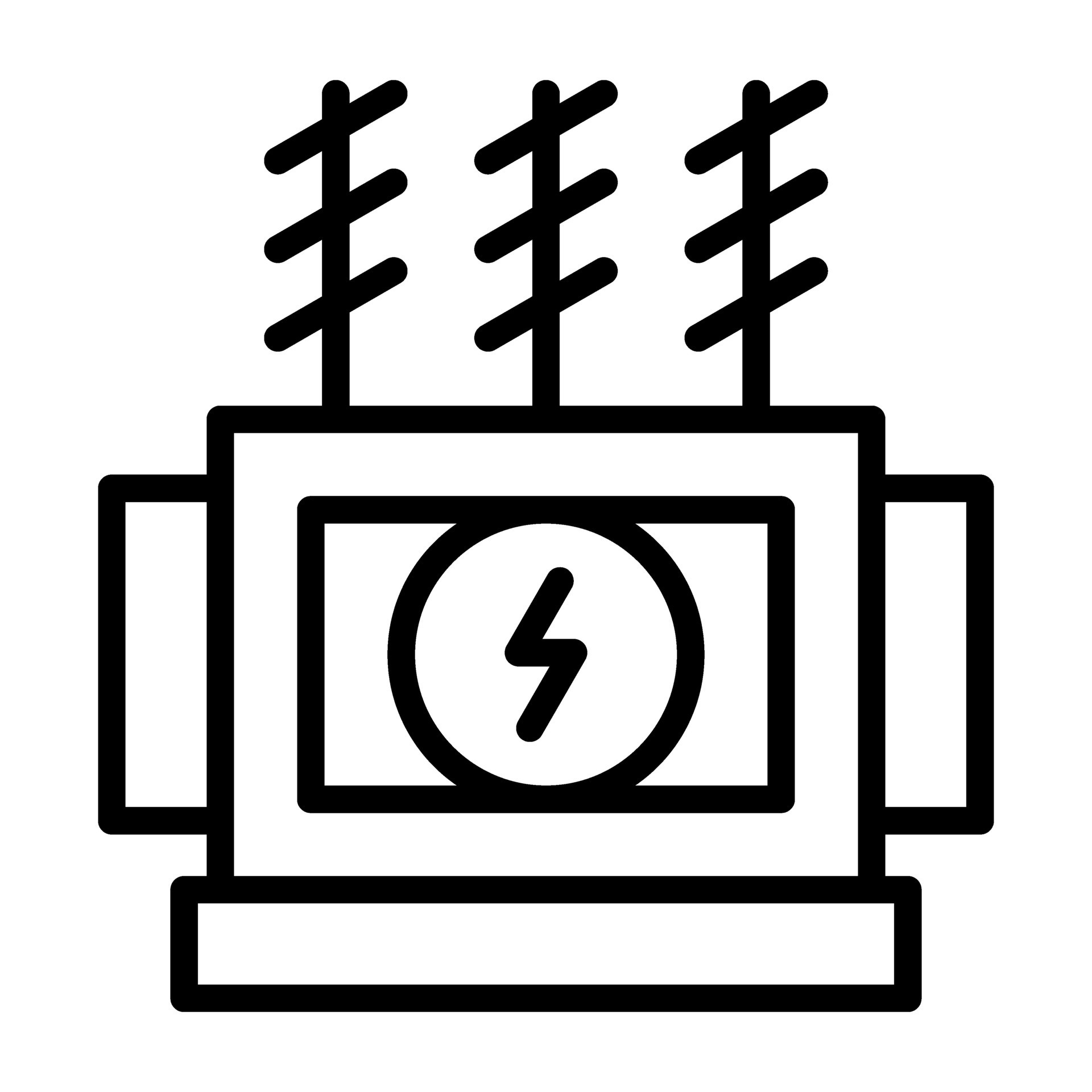 Power Transformer Vector Icon 26330997 Vector Art at Vecteezy