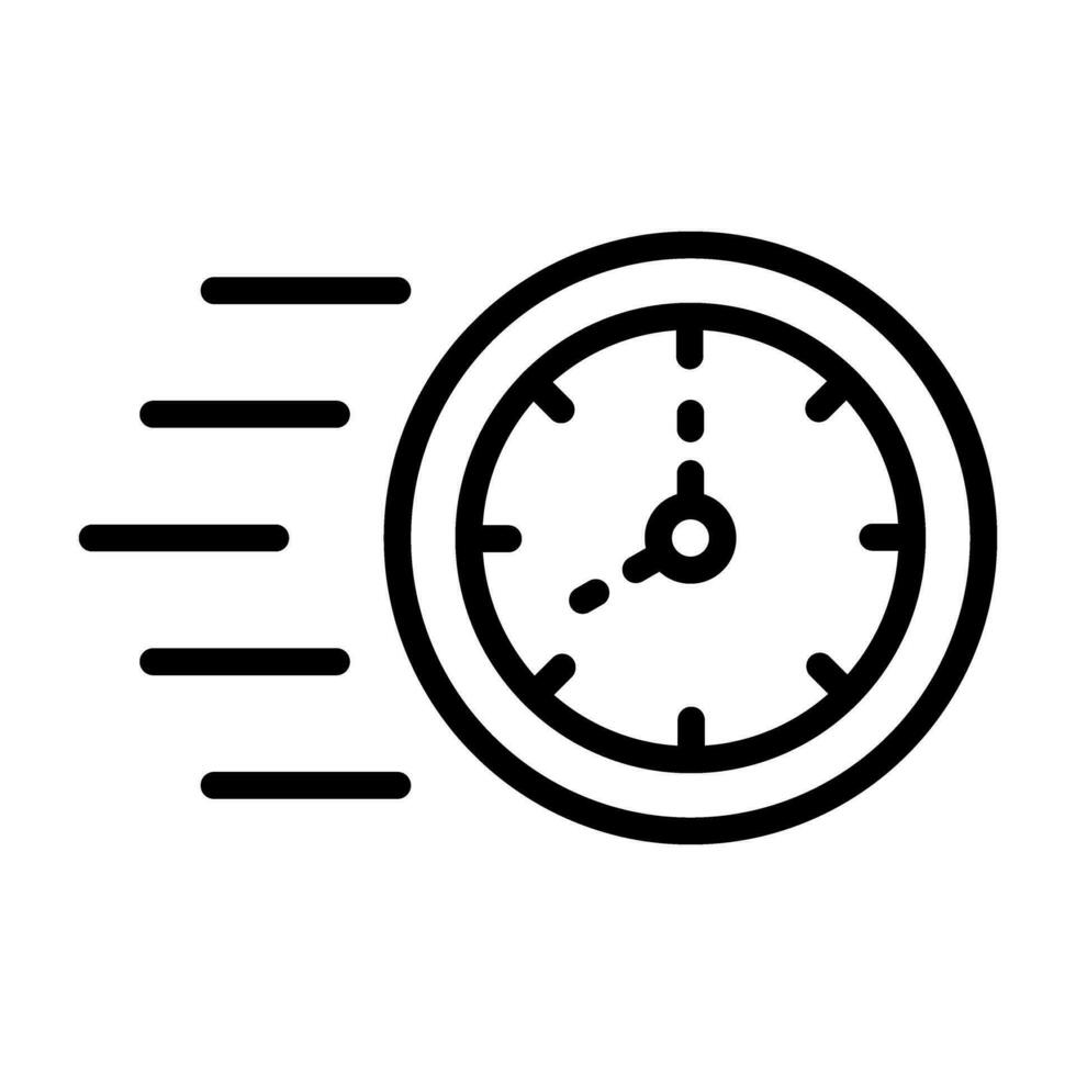 hora rápido vector icono