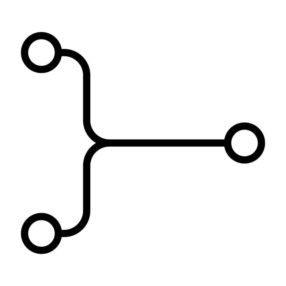 Convergence Vector Icon