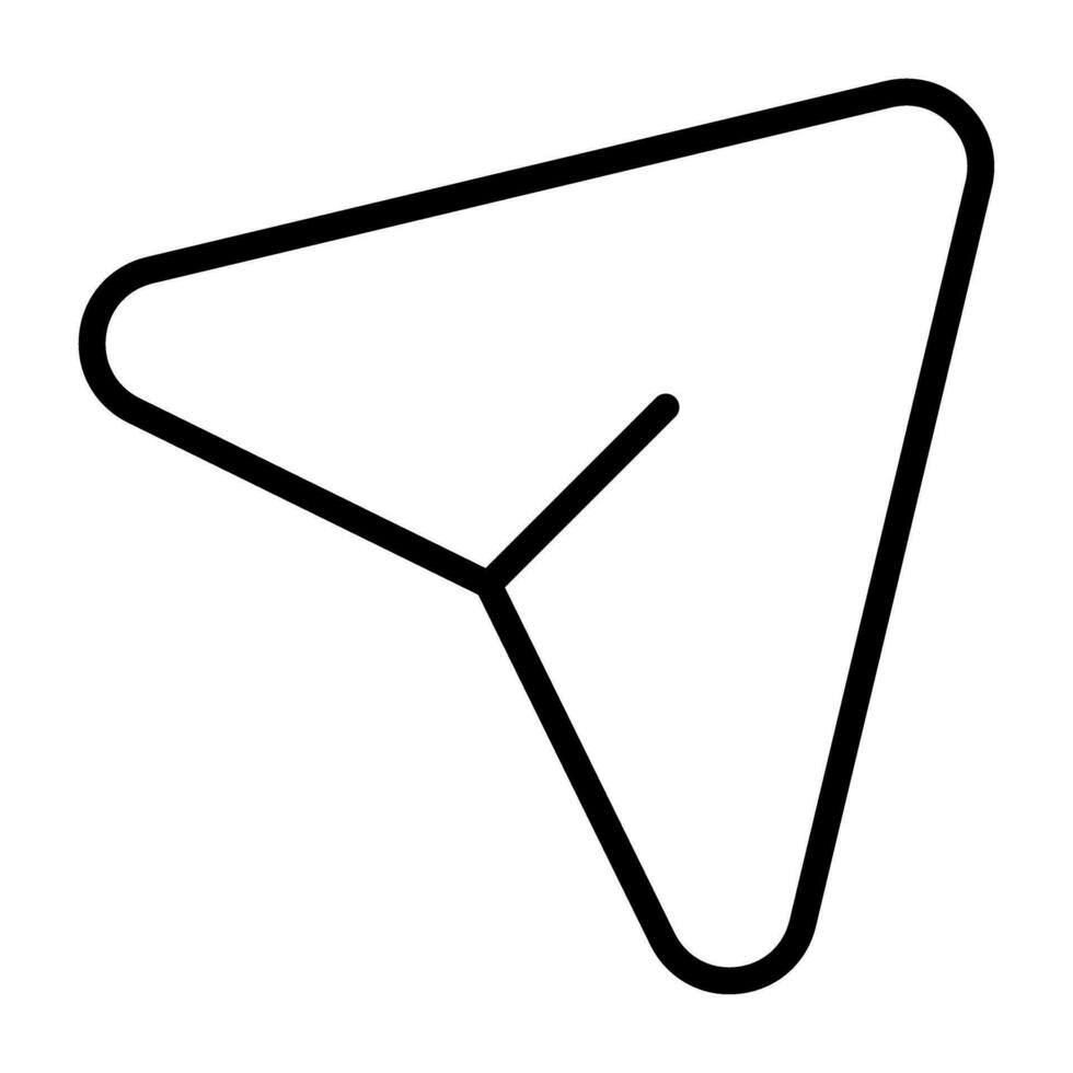 Paper Plane Vector Icon