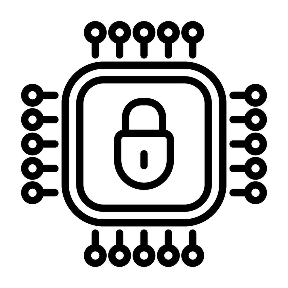 Cybersecurity Vector Icon