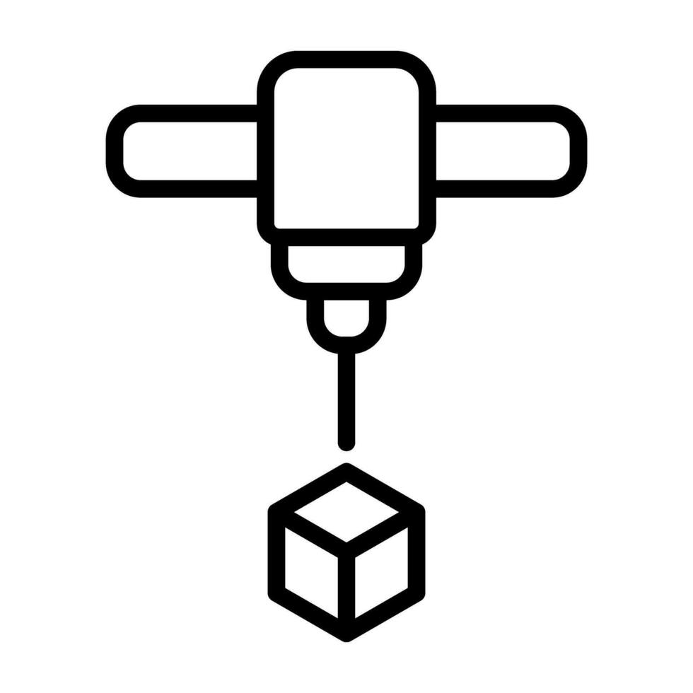 3d Printing Vector Icon