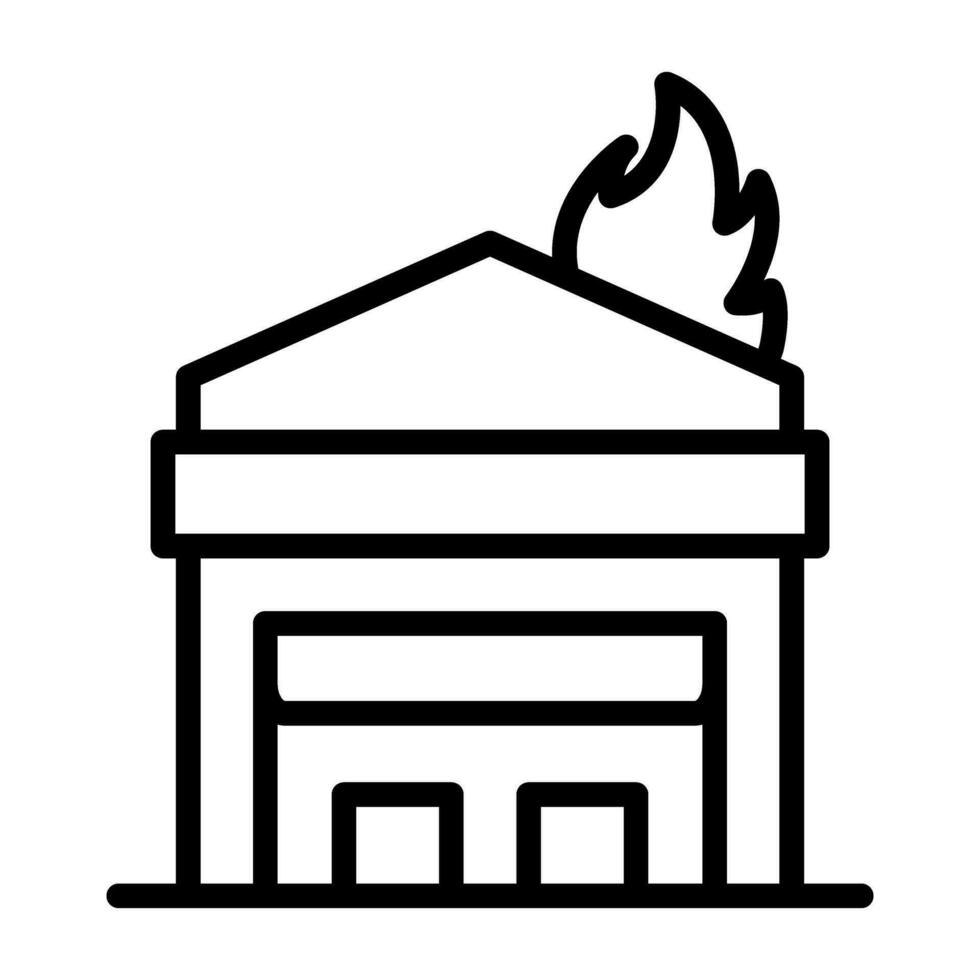 icono de vector de fuego