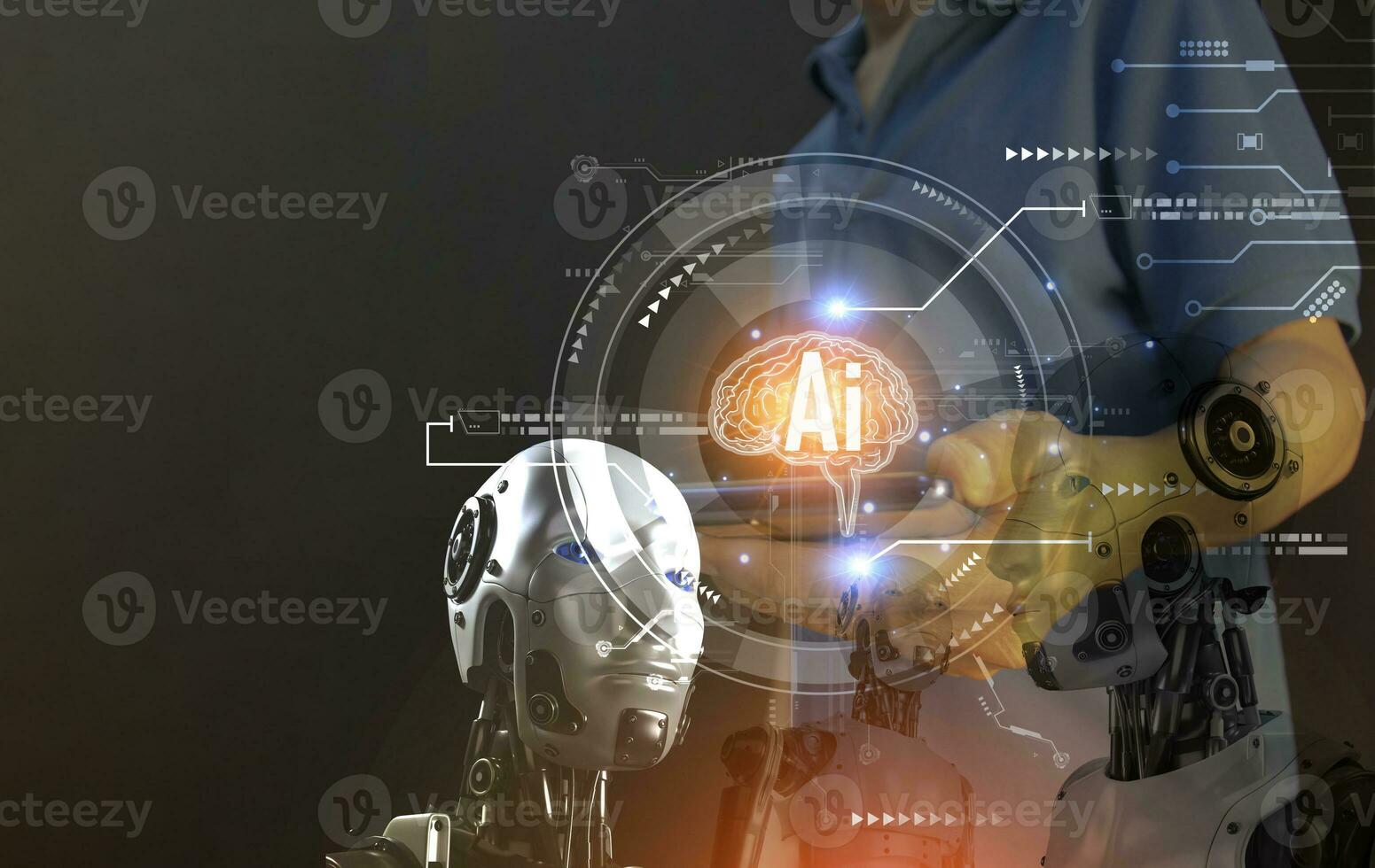 The concept of developing an AI brain to be able to learn like a human being and apply it in Industry 5.0 photo