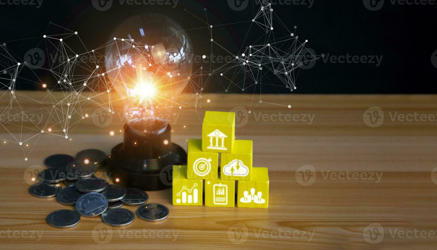 Planning concepts and ideas, new ideas, goals in business. photo