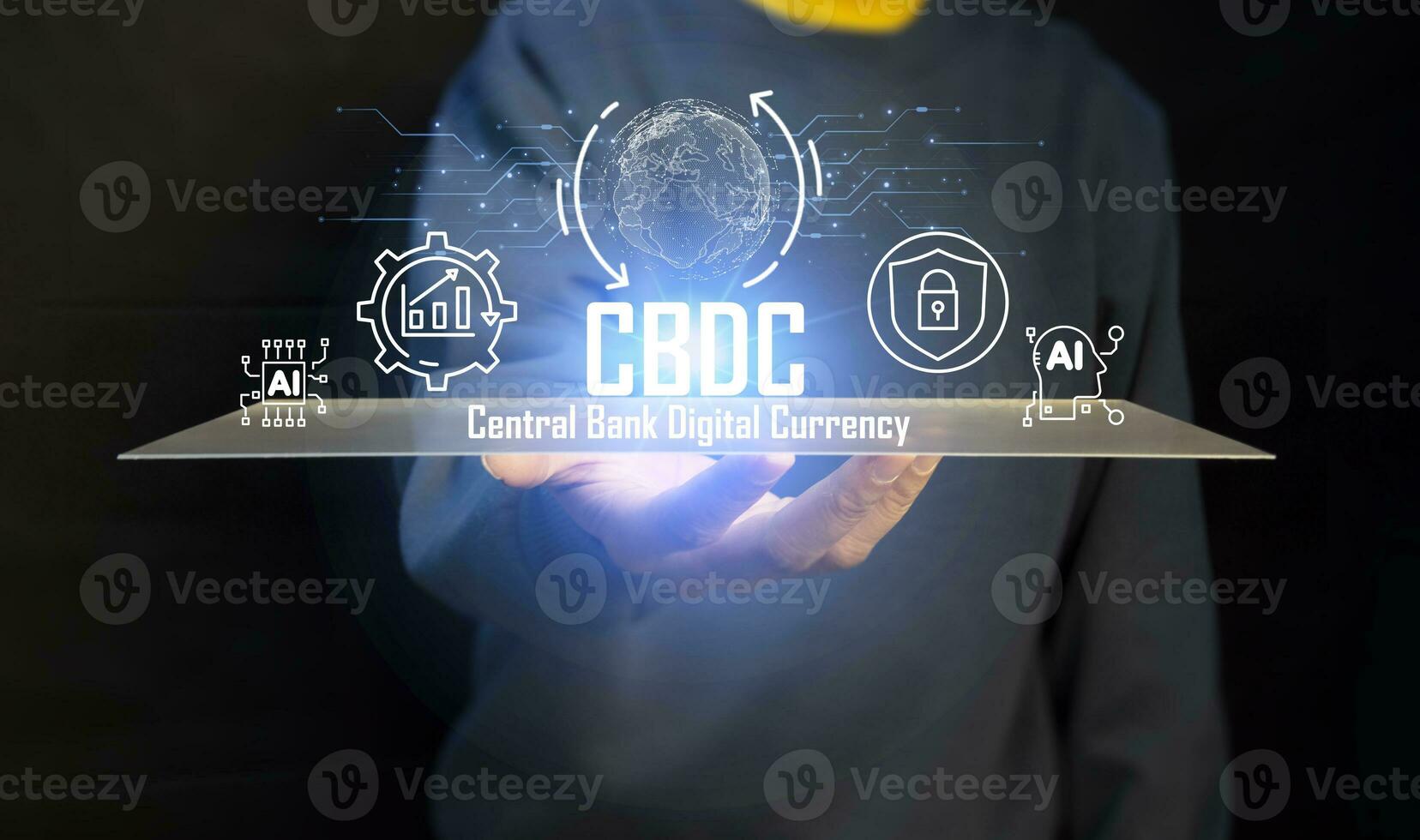 Central Bank Digital Currency, which is a digital currency issued by a central bank. Its primary purpose is to be a medium of exchange just like cash. with the underlying technology behind blockchain photo