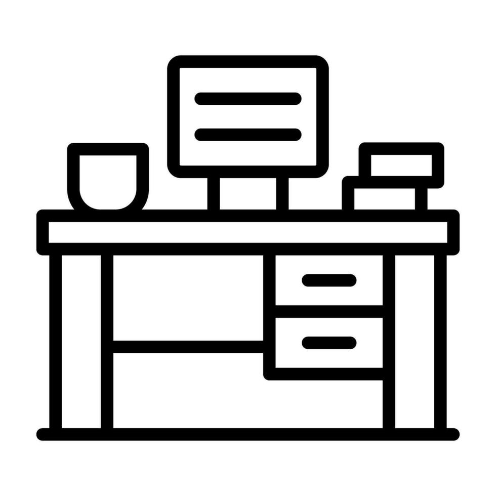 Office Desk Vector Icon 26331662 Vector Art at Vecteezy