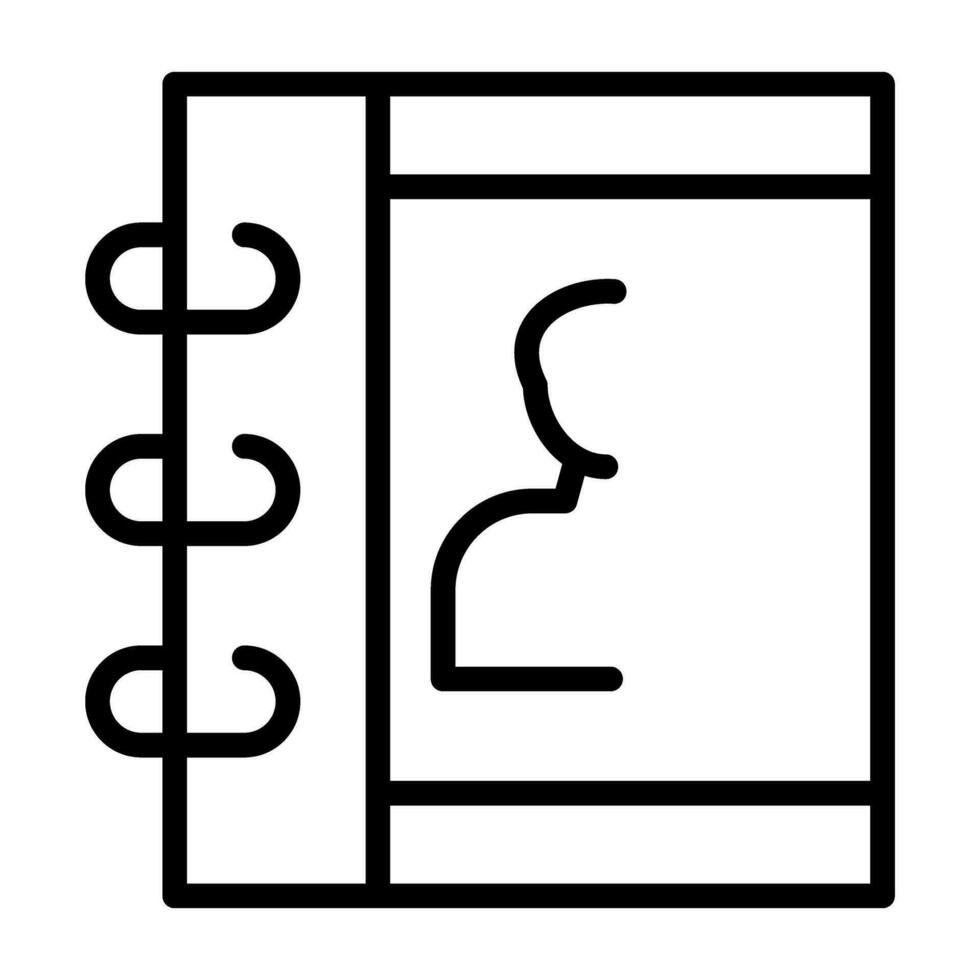 Sketchbook Vector Icon