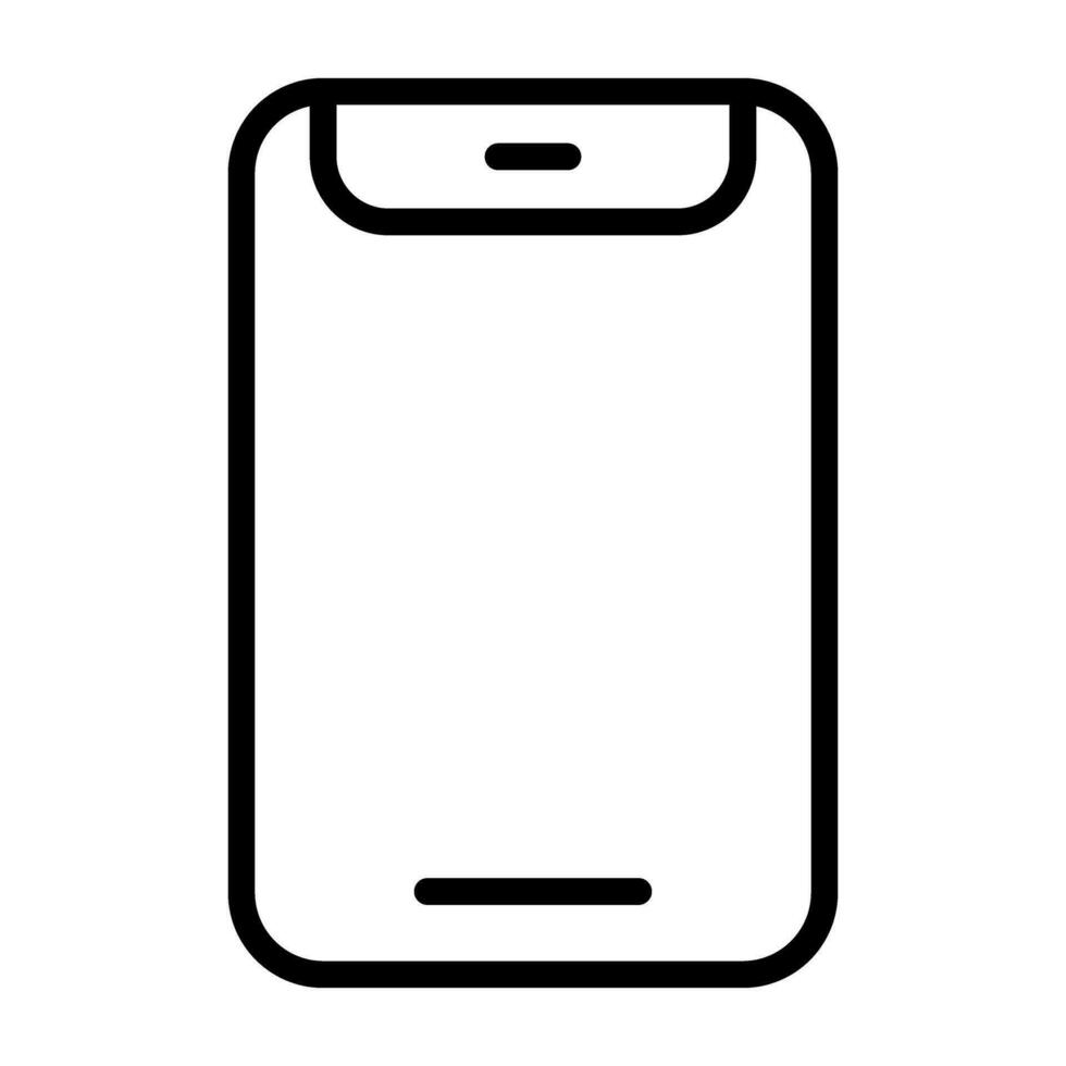 Mobile Notch Vector Icon