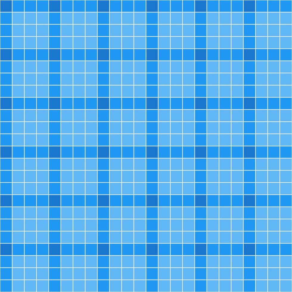 Blue tile background, Mosaic tile background, Tile background, Seamless pattern, Mosaic seamless pattern, Mosaic tiles texture or background. Bathroom wall tiles, floor tiles with beautiful pattern vector