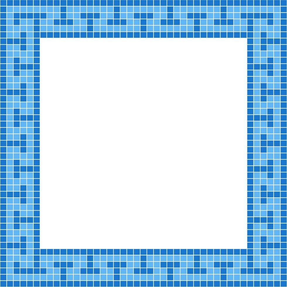 azul loseta marco, mosaico loseta marco, loseta marco, sin costura patrón, mosaico sin costura patrón, mosaico losas textura o antecedentes. baño pared losas, piso losas con hermosa modelo vector