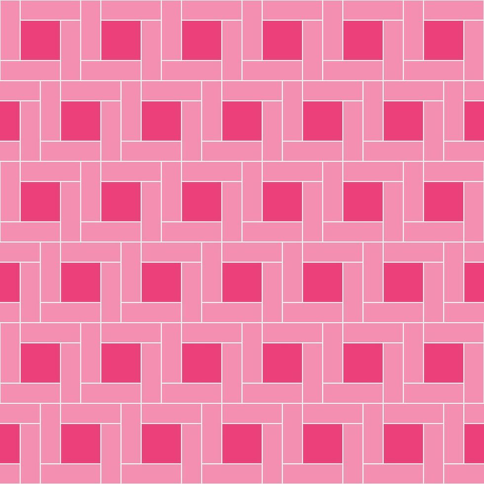 Square vector pattern. Pink square pattern. Seamless geometric pattern for clothing, wrapping paper, backdrop, background, gift card.