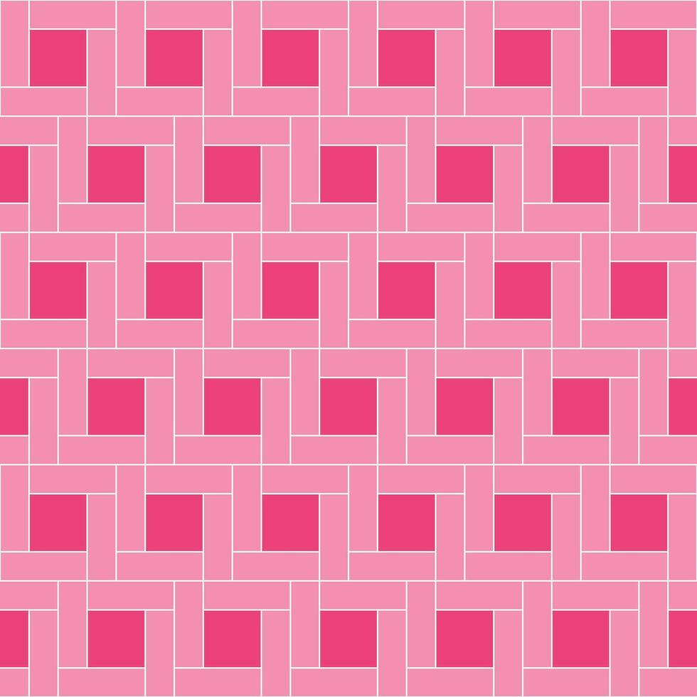 Square vector pattern. Pink square pattern. Seamless geometric pattern for clothing, wrapping paper, backdrop, background, gift card.