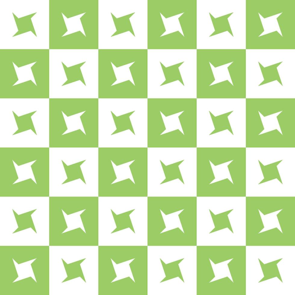 Light green ninja star. ninja star pattern. ninja star pattern background. ninja star background. Seamless pattern. for backdrop, decoration, Gift wrapping vector