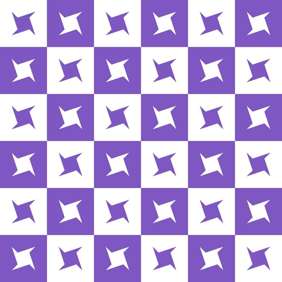 Purple ninja star. ninja star pattern. ninja star pattern background. ninja star background. Seamless pattern. for backdrop, decoration, Gift wrapping vector