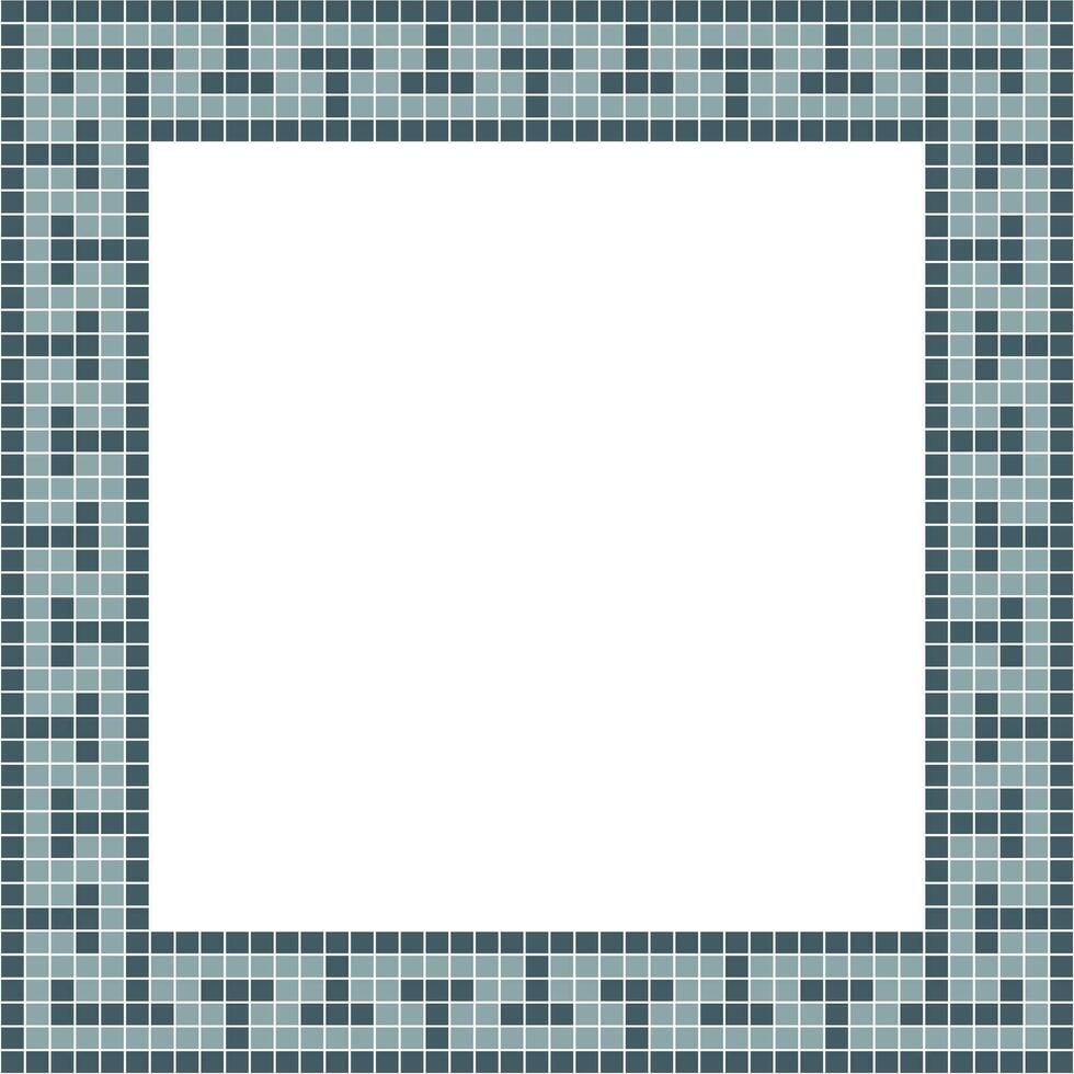 Grey tile frame, Mosaic tile frame, Tile frame, Seamless pattern, Mosaic seamless pattern, Mosaic tiles texture or background. Bathroom wall tiles, floor tiles with beautiful pattern vector