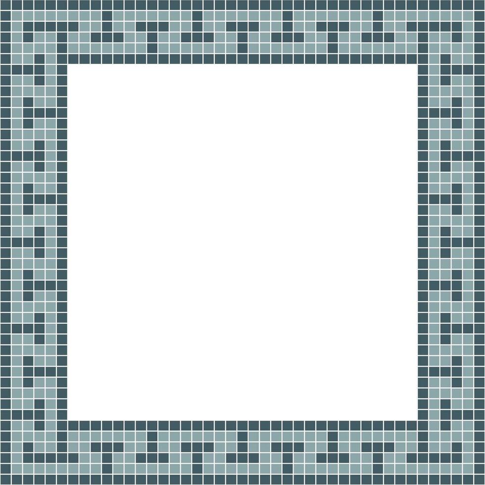 Grey tile frame, Mosaic tile frame, Tile frame, Seamless pattern, Mosaic seamless pattern, Mosaic tiles texture or background. Bathroom wall tiles, floor tiles with beautiful pattern vector