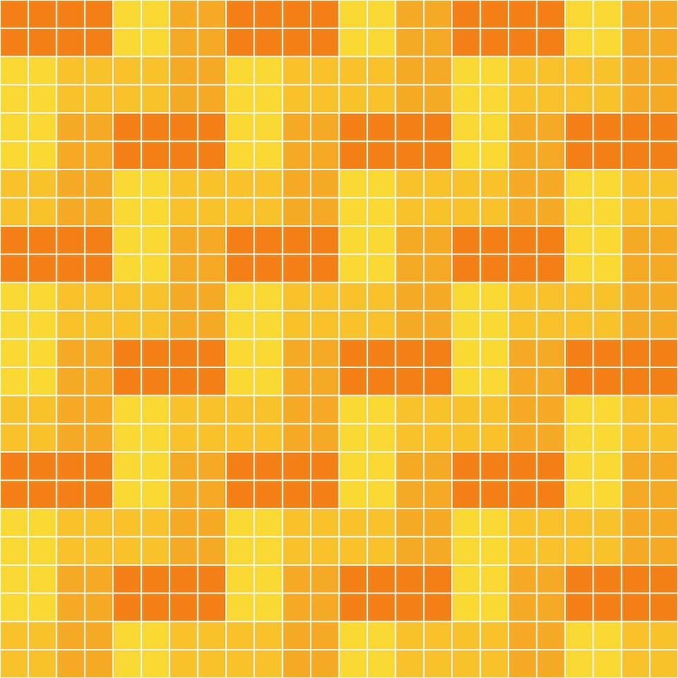 Yellow tile background, Mosaic tile background, Tile background, Seamless pattern, Mosaic seamless pattern, Mosaic tiles texture or background. Bathroom wall tiles, floor tiles with beautiful pattern vector