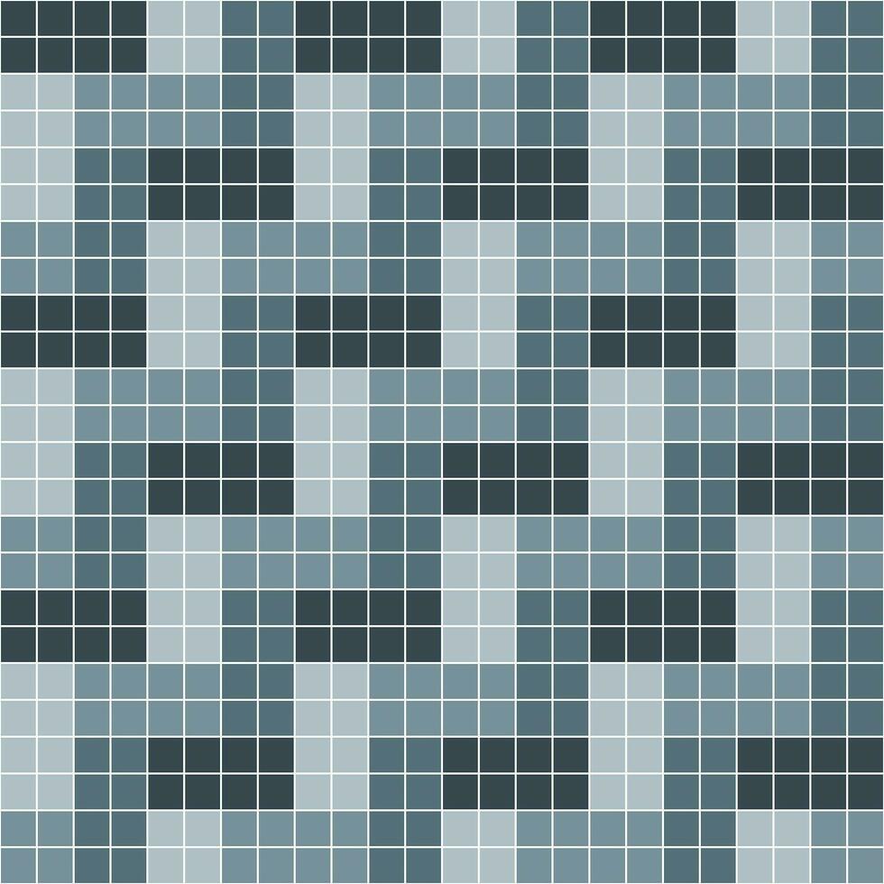 Grey tile background, Mosaic tile background, Tile background, Seamless pattern, Mosaic seamless pattern, Mosaic tiles texture or background. Bathroom wall tiles, floor tiles with beautiful pattern vector