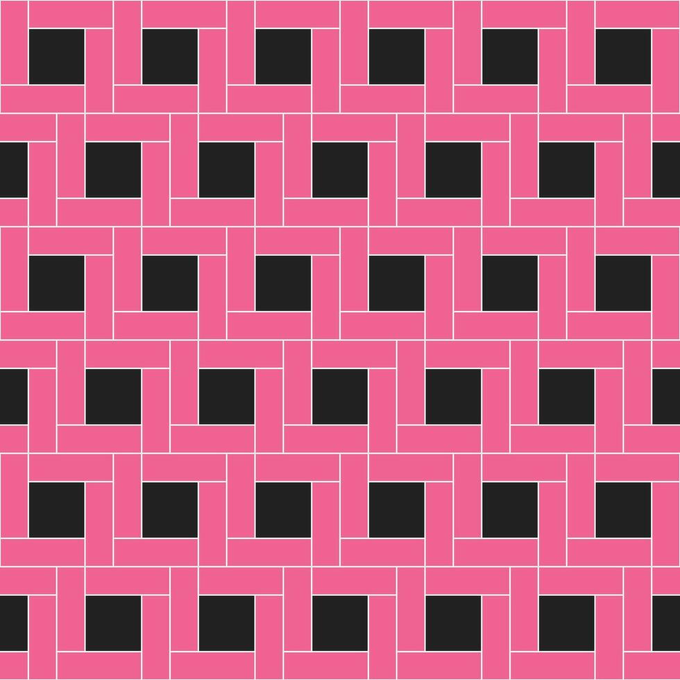 Square vector pattern. Pink square pattern. Seamless geometric pattern for clothing, wrapping paper, backdrop, background, gift card.