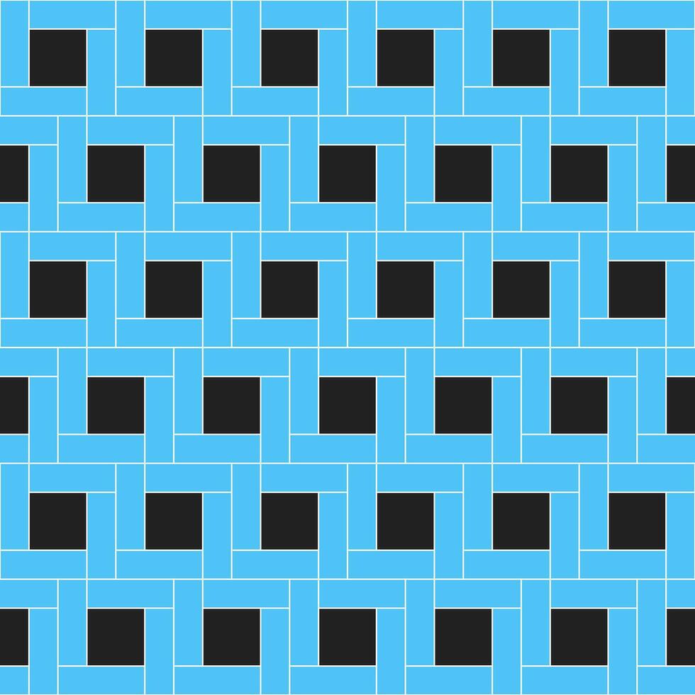 Square vector pattern. Blue square pattern. Seamless geometric pattern for clothing, wrapping paper, backdrop, background, gift card.