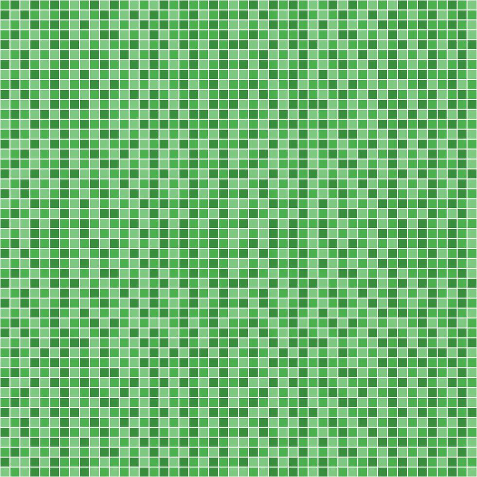 Light green tile background, Mosaic tile background, Tile background, Seamless pattern, Mosaic seamless pattern, Mosaic tiles texture or background. Bathroom wall tiles, swimming pool tiles. vector