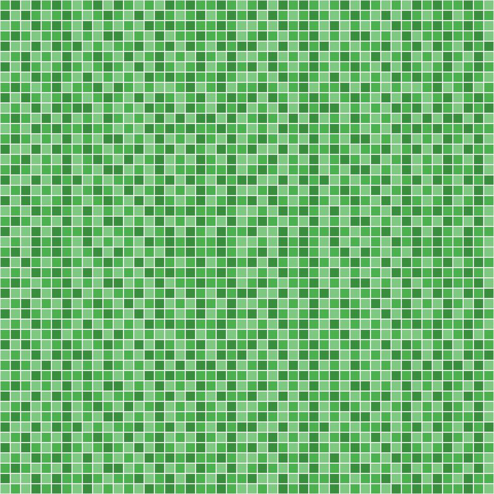 Light green tile background, Mosaic tile background, Tile background, Seamless pattern, Mosaic seamless pattern, Mosaic tiles texture or background. Bathroom wall tiles, swimming pool tiles. vector