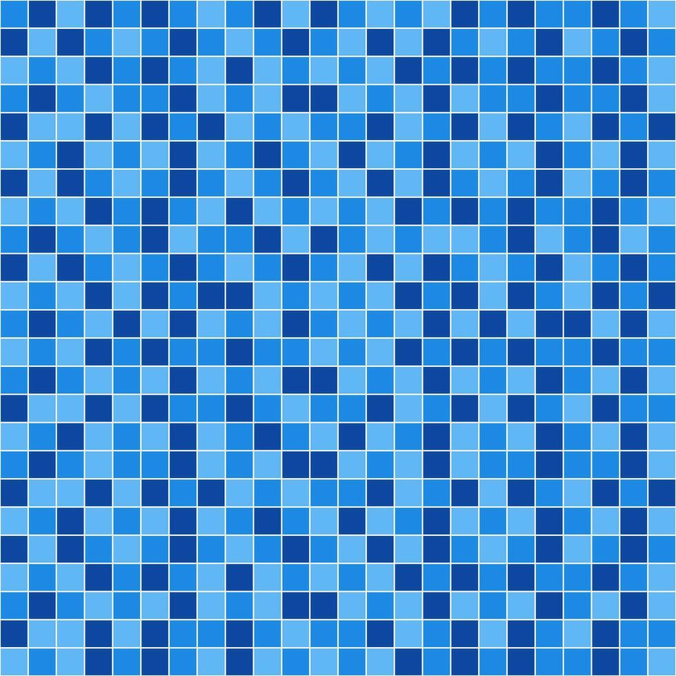 azul loseta fondo, mosaico loseta fondo, loseta fondo, sin costura patrón, mosaico sin costura patrón, mosaico losas textura o antecedentes. baño pared losas, nadando piscina losas. vector