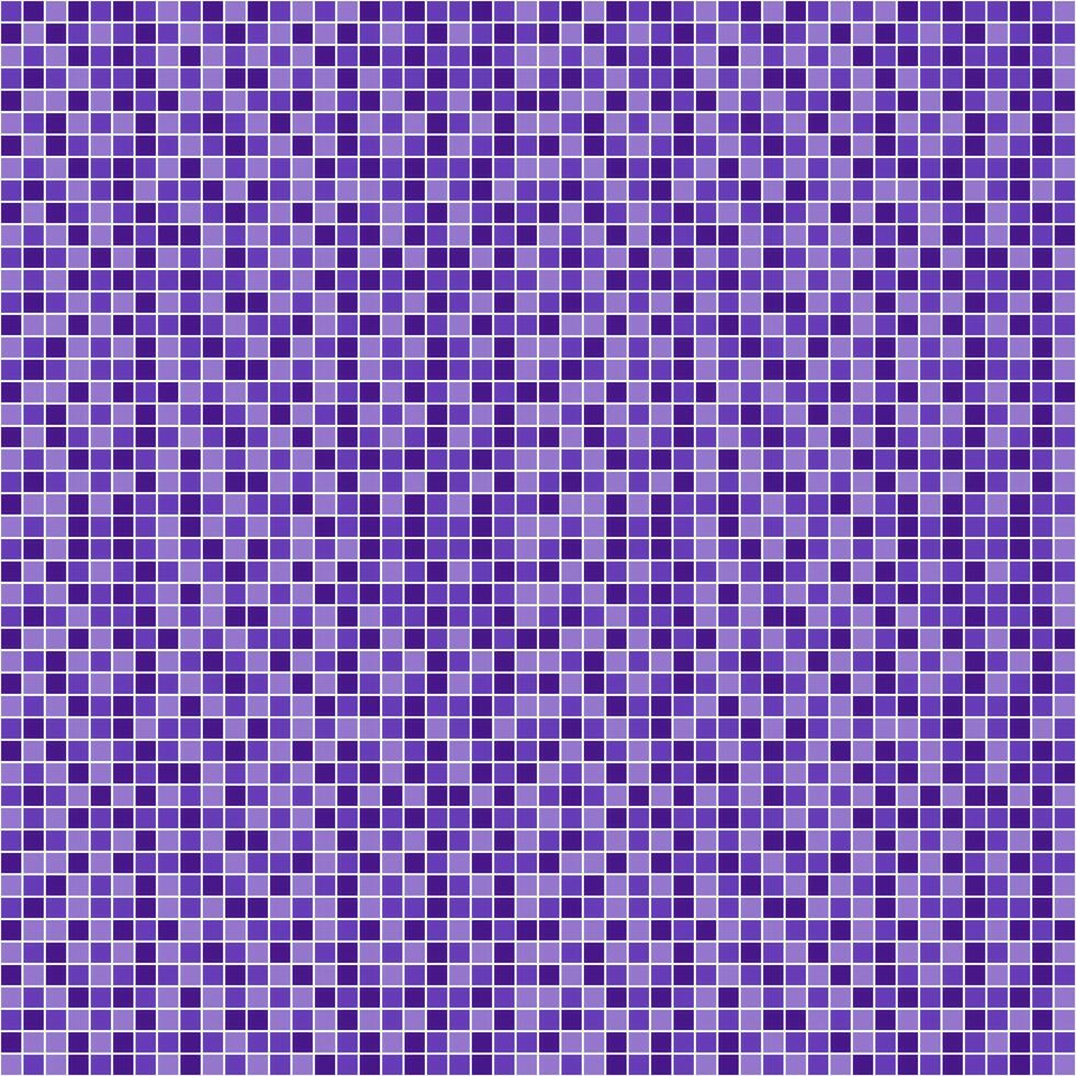 Purple tile background, Mosaic tile background, Tile background, Seamless pattern, Mosaic seamless pattern, Mosaic tiles texture or background. Bathroom wall tiles, swimming pool tiles. vector