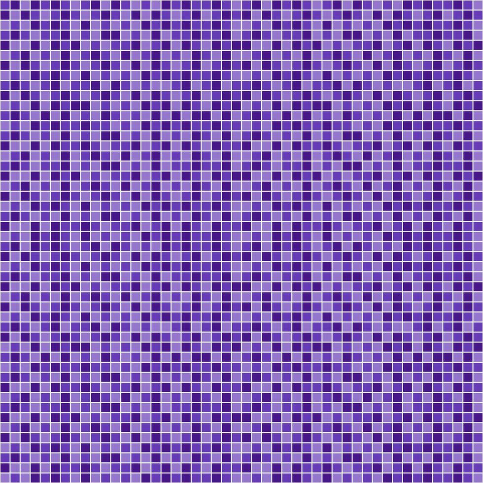 Purple tile background, Mosaic tile background, Tile background, Seamless pattern, Mosaic seamless pattern, Mosaic tiles texture or background. Bathroom wall tiles, swimming pool tiles. vector