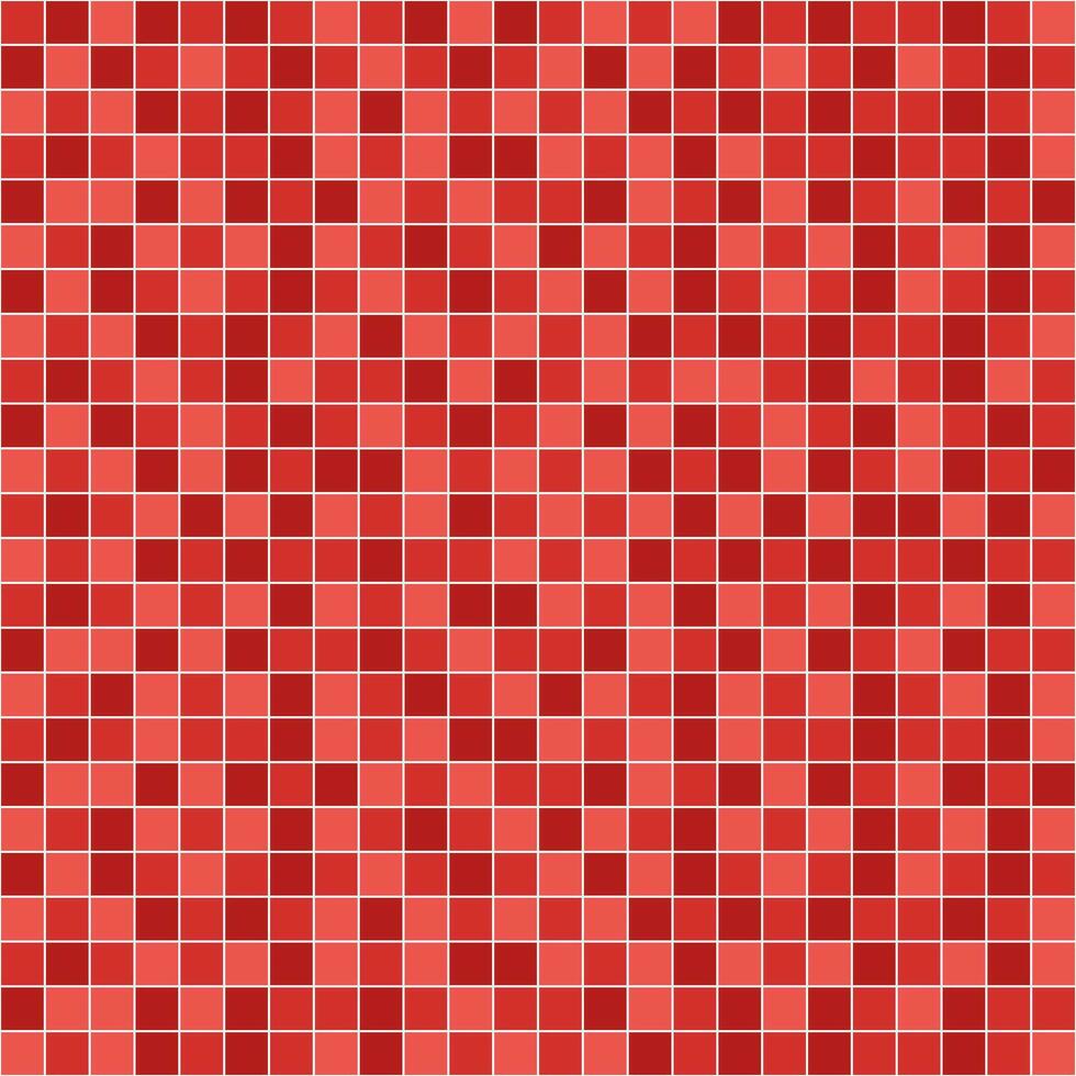 rojo loseta fondo, mosaico loseta fondo, loseta fondo, sin costura patrón, mosaico sin costura patrón, mosaico losas textura o antecedentes. baño pared losas, nadando piscina losas. vector