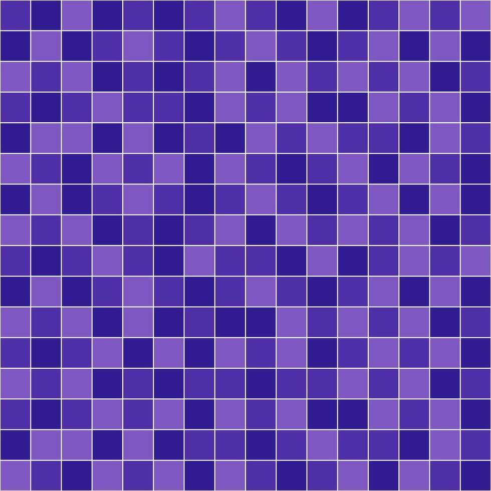 Purple tile background, Mosaic tile background, Tile background, Seamless pattern, Mosaic seamless pattern, Mosaic tiles texture or background. Bathroom wall tiles, swimming pool tiles. vector