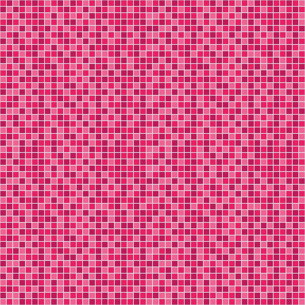 Pink tile background, Mosaic tile background, Tile background, Seamless pattern, Mosaic seamless pattern, Mosaic tiles texture or background. Bathroom wall tiles, swimming pool tiles. vector