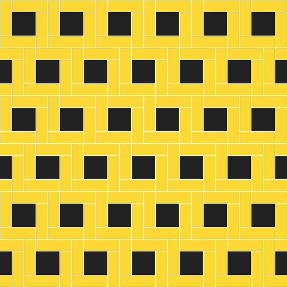 Square vector pattern. Yellow square pattern. Seamless geometric pattern for clothing, wrapping paper, backdrop, background, gift card.