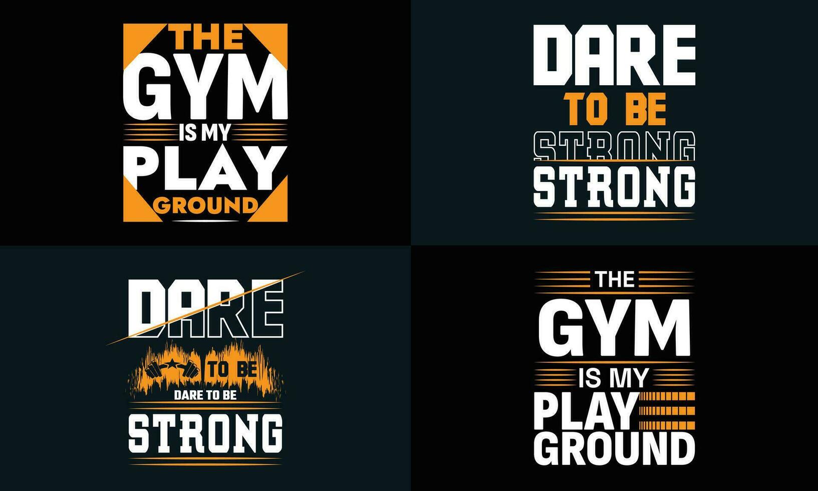 best typography t shirt design for gym and fitness inspiration and motivation vector