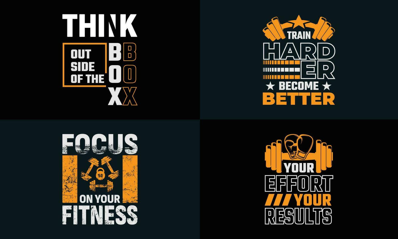best typography t shirt design for gym and fitness inspiration and motivation vector