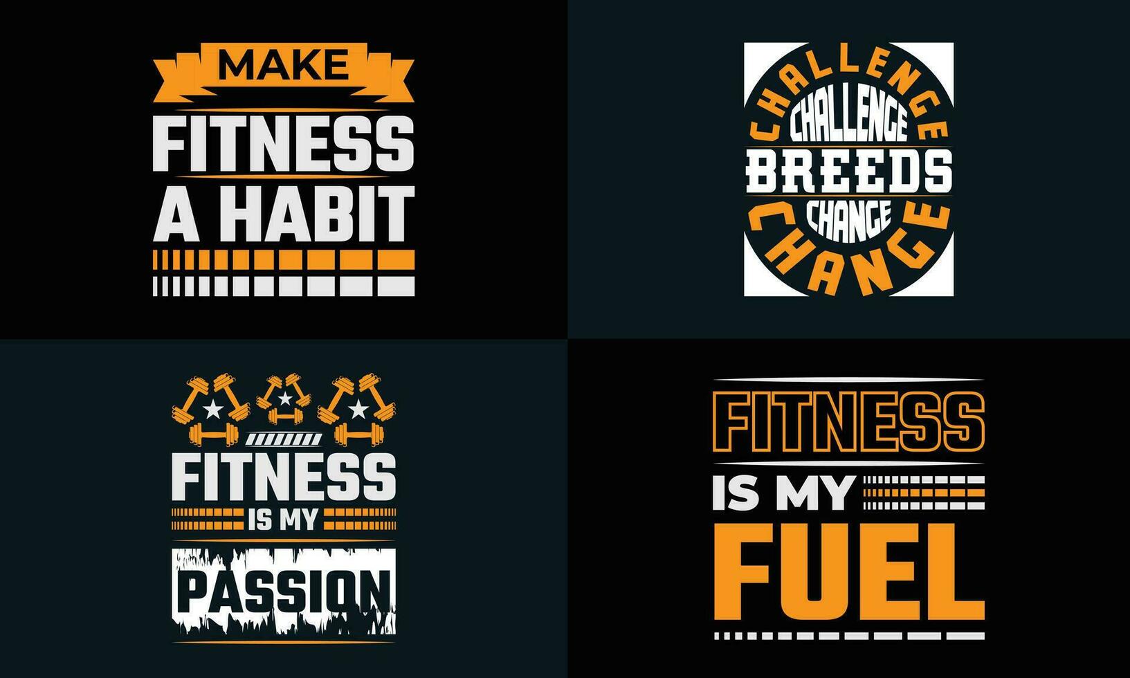 best typography t shirt design for gym and fitness inspiration and motivation vector
