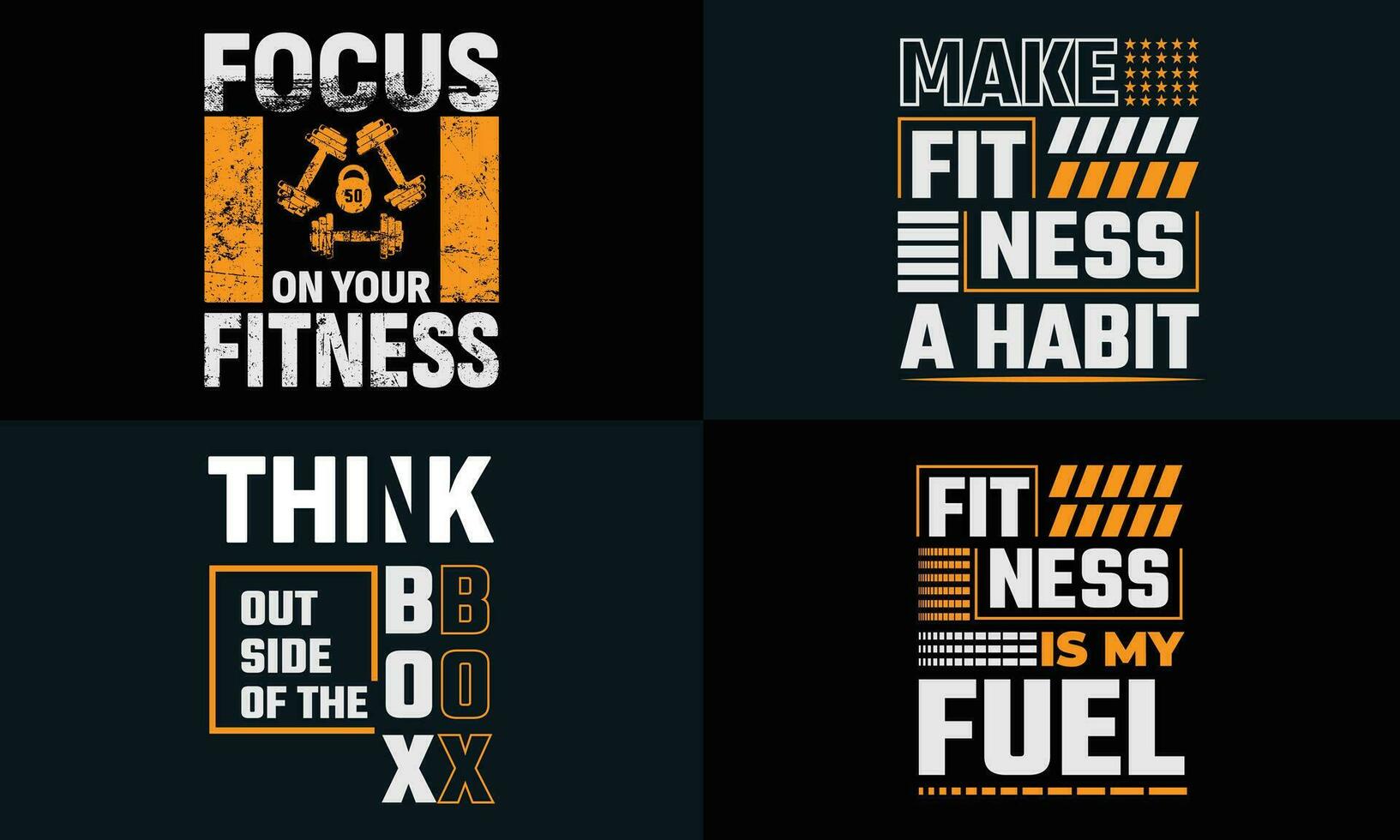 best typography t shirt design for gym and fitness inspiration and motivation vector