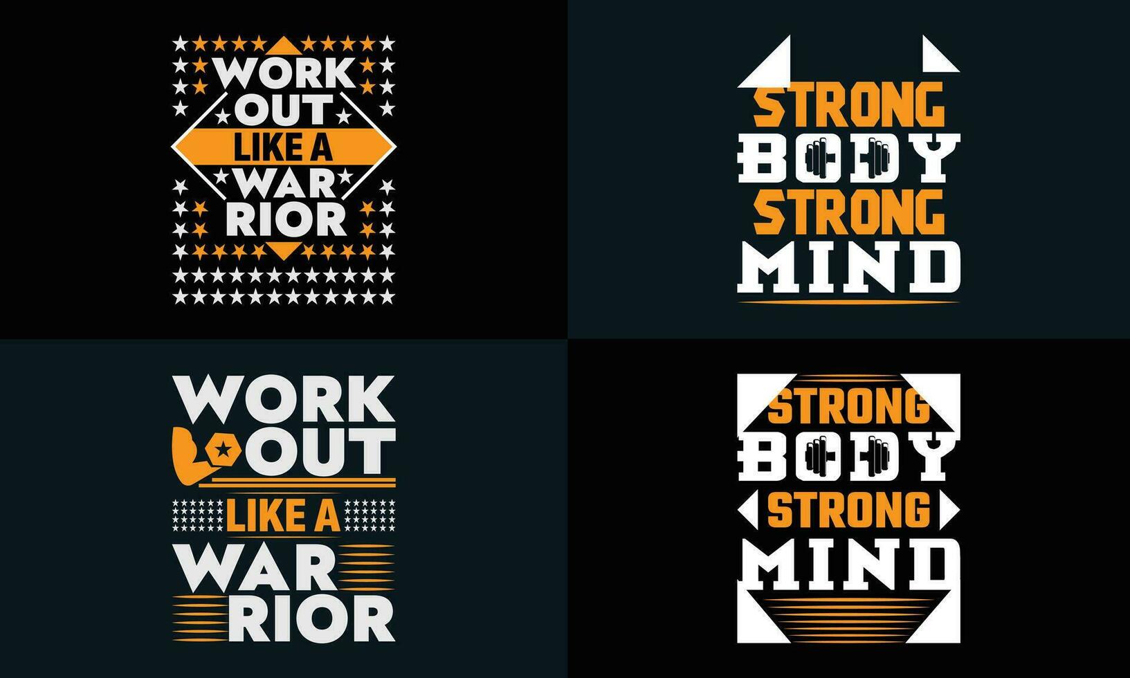 best typography t shirt design for gym and fitness inspiration and motivation vector