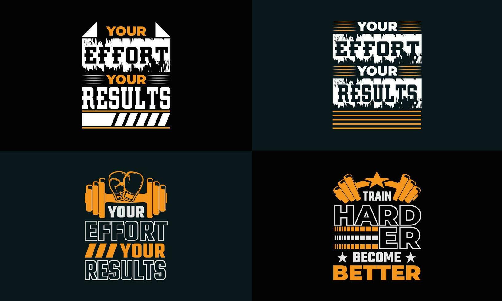 best typography t shirt design for gym and fitness inspiration and motivation vector